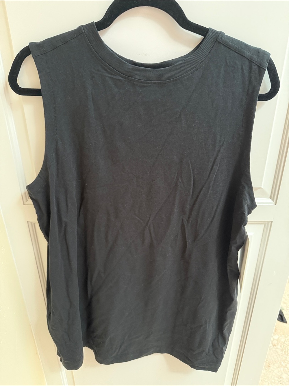 lululemon black all yours muscle tank